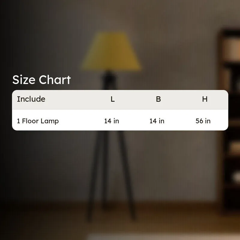 TriElite Conical Floor Lamp (Yellow) media 7