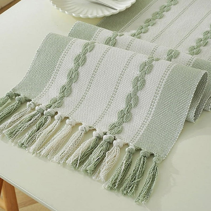 ArtGeo Cotton Table Runner - Green media 5