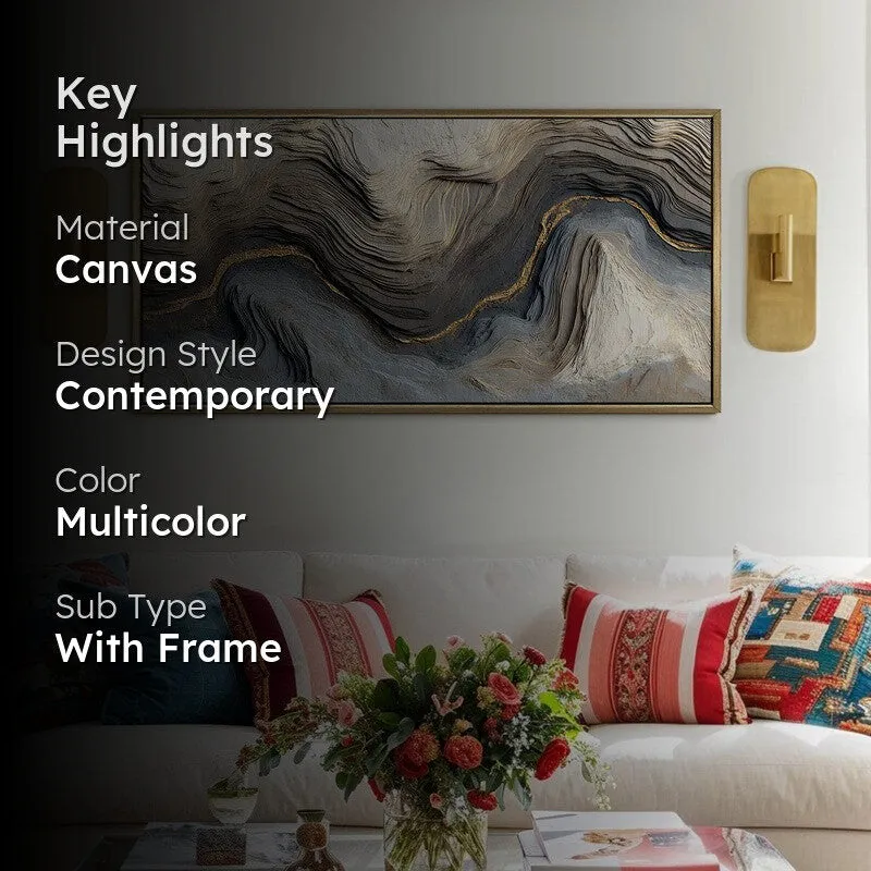 Fluid Horizon Canvas Wall Art media 2