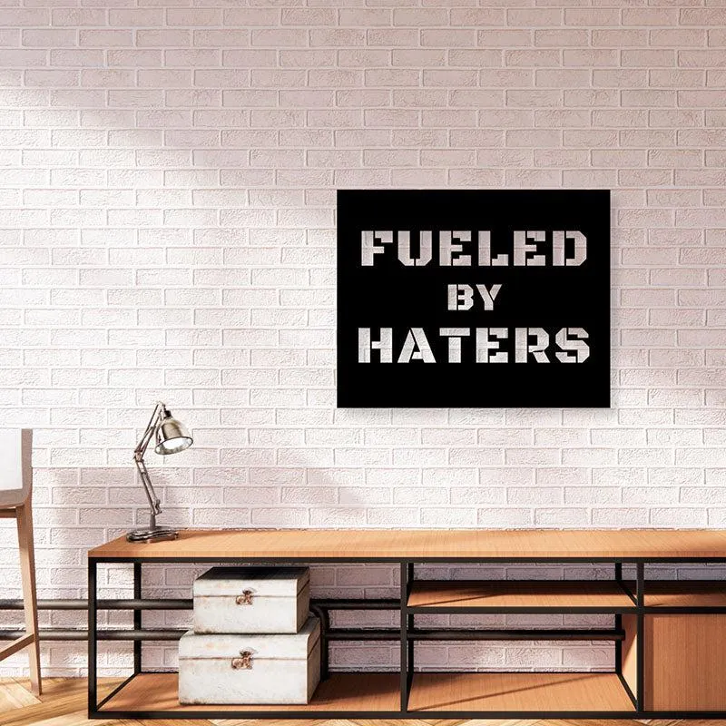 Fueled By Haters Iron Wall Accent media 1