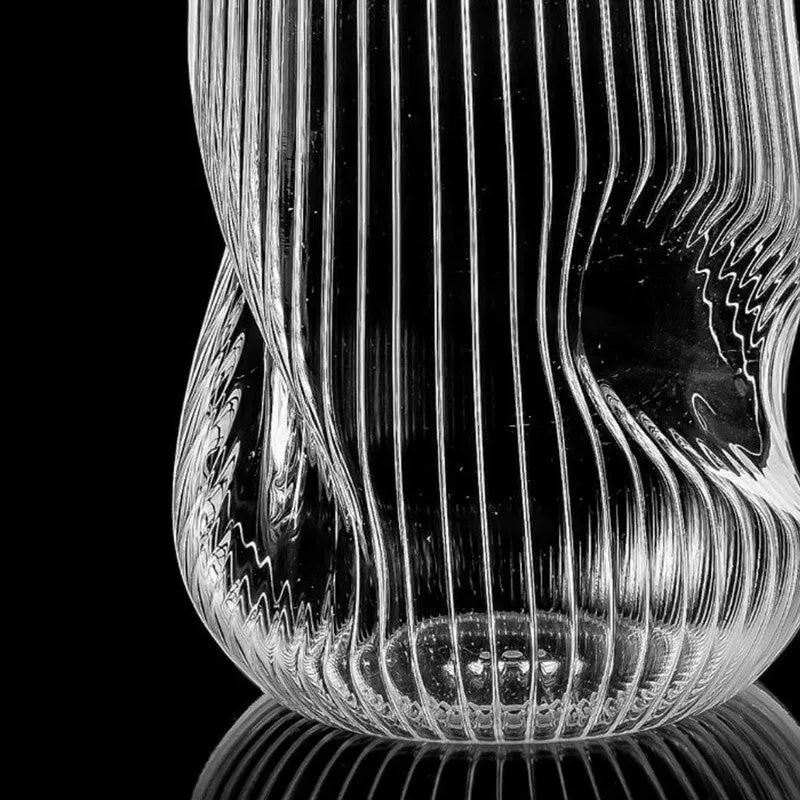 Shadowed Crystal Whiskey Glass(380 mL) - Set Of Two media 3
