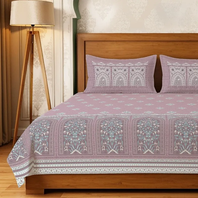 Urban Space Everyday Grace Cotton Bedsheet - 300 TC media 3