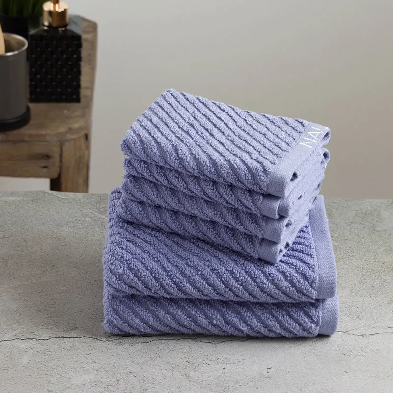 Nautica Riviera Soft Cotton Towel Set (Light Blue) - Set Of Six media 4