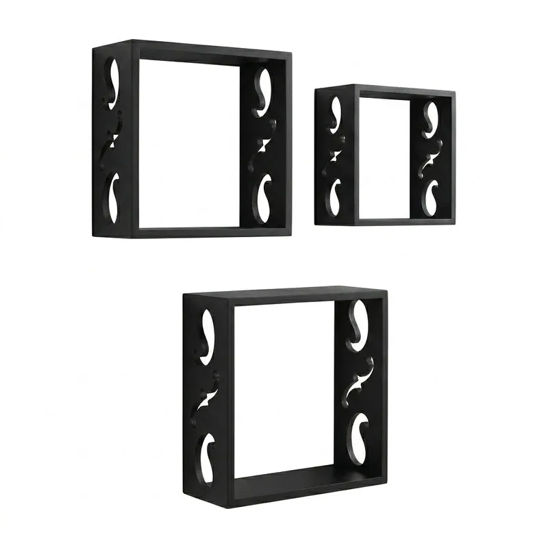 Tenby Floating Wall Shelf (Black) - Set Of Three media 5