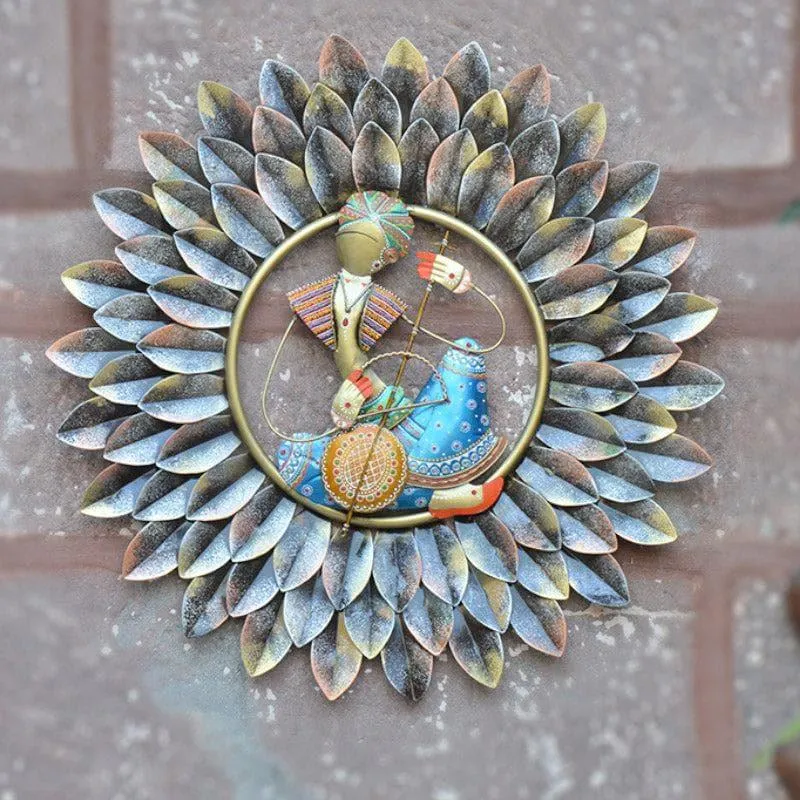 Musical Beauty Tribal Metal Wall Accent media 1