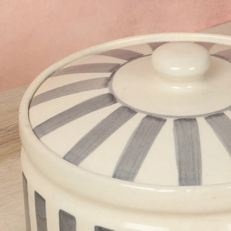 Ceramic Serving Bowls (Grey,White) - 750 mL media 6
