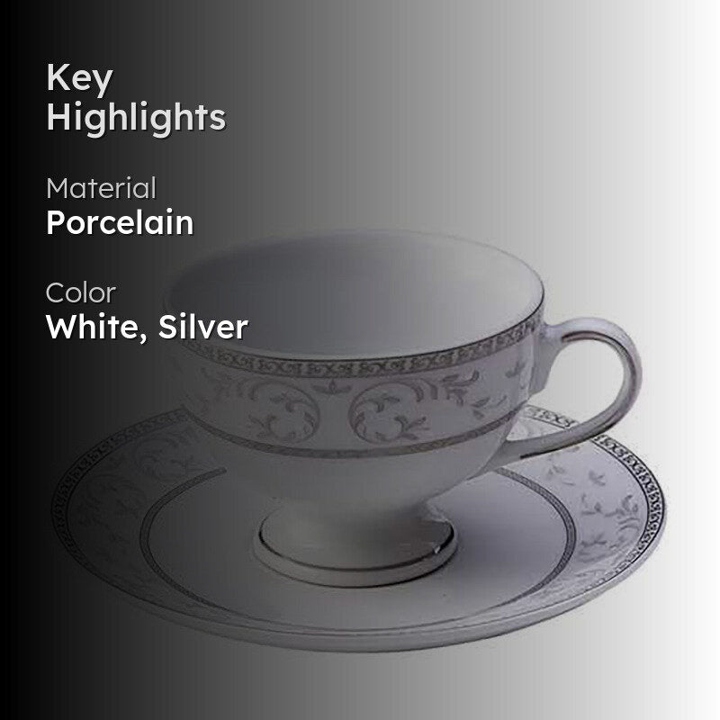 White Dew Tea Cup- Set of Six media 2