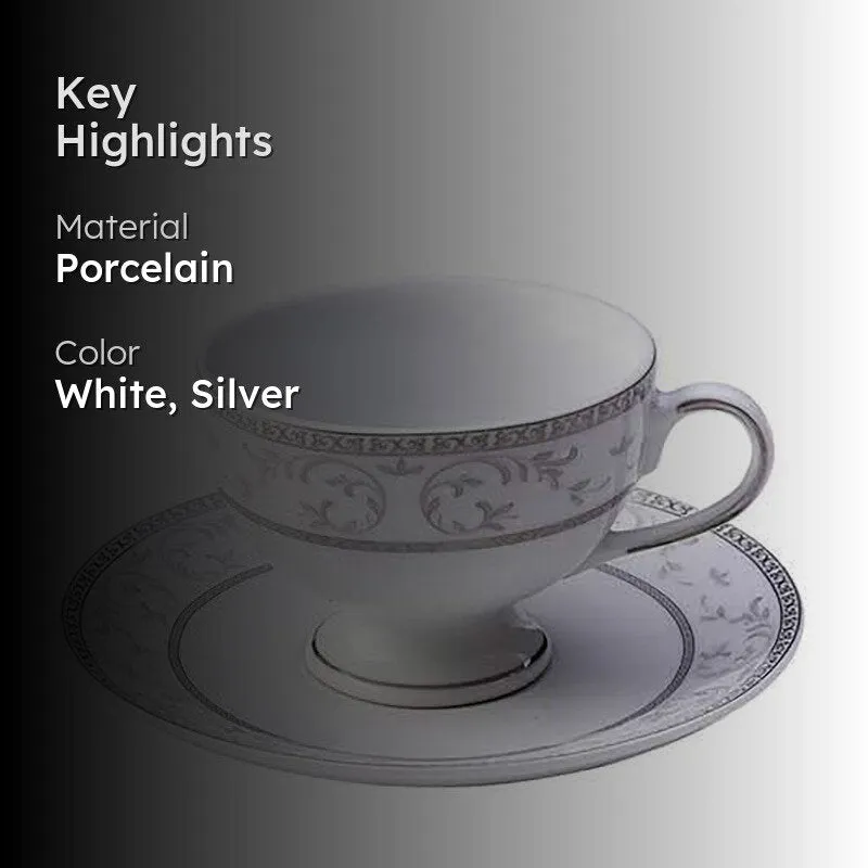 White Dew Tea Cup- Set of Six media 2