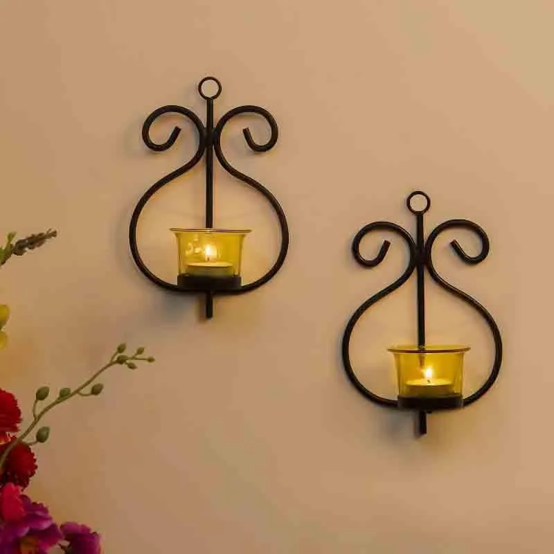 Aureate Candle Holder - Black - Set Of Two media 3