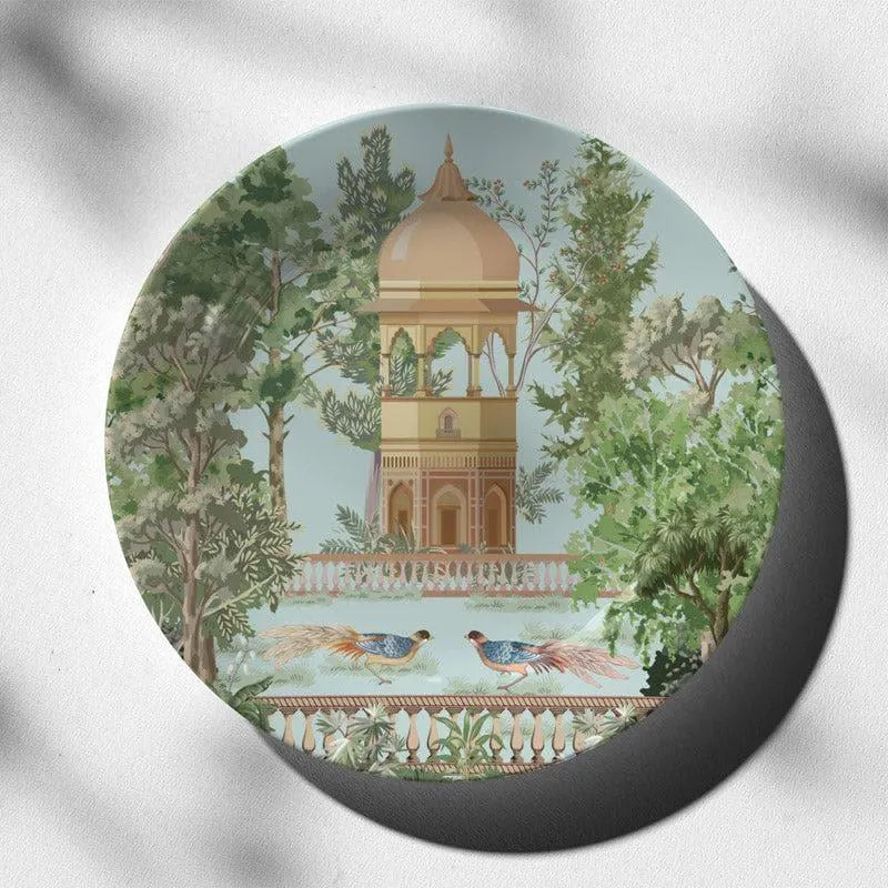 Temple Inside Akbar's Fort Wall Plate media 1