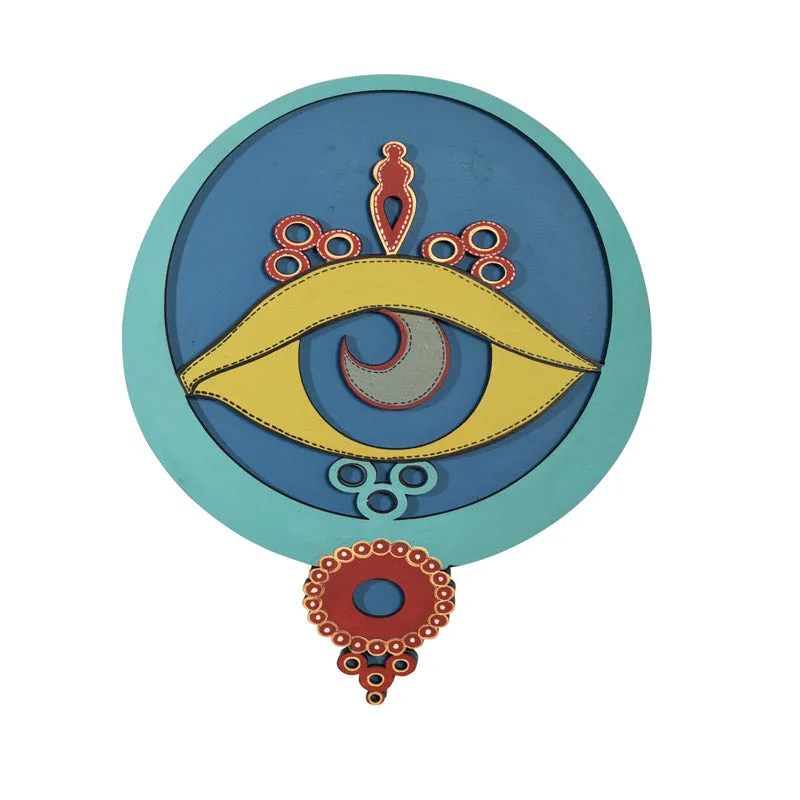 Kamalakshi Wooden Wall Accent media 3
