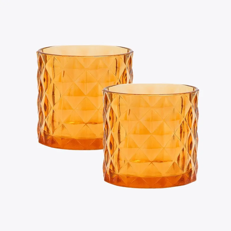 IllumiCraft Multi Design Tea Light Holders (Yellow) - Set Of Two media 6