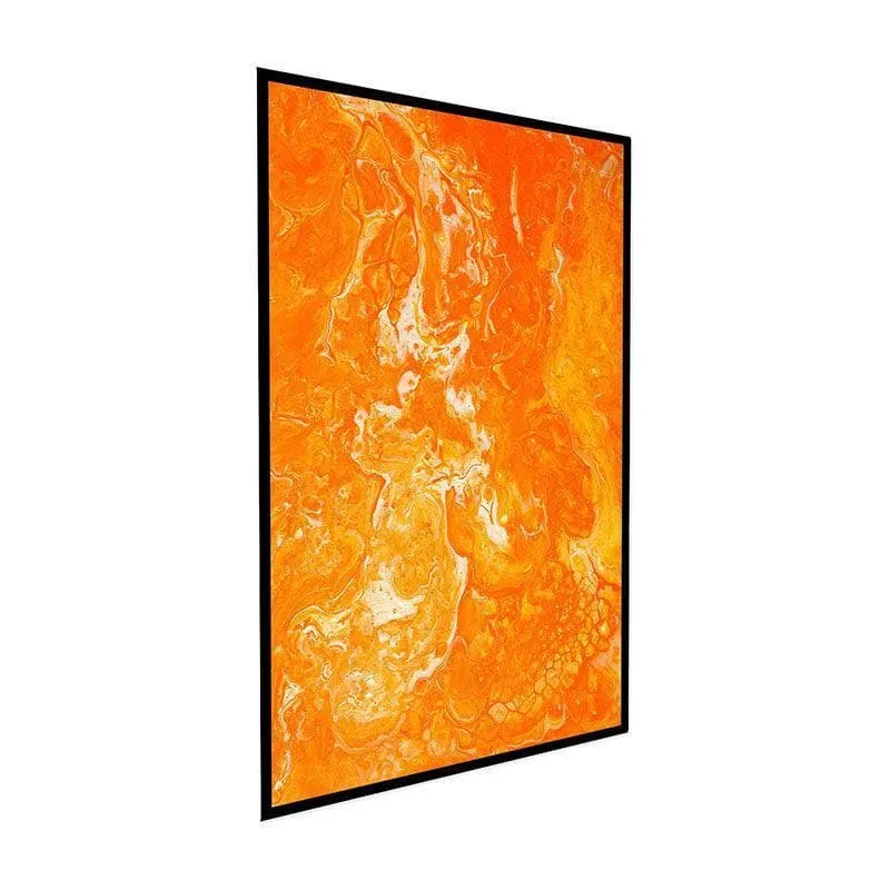Sunshine Abstract Canvas Wall Painting - Black Frame media 3