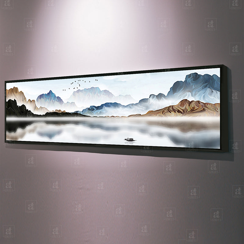 Foggy Lakes Wall Art media 2