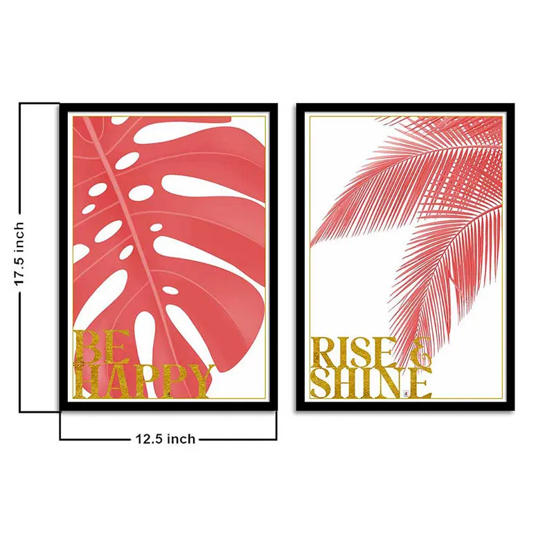 Pink Fronts Wall Art - Set Of media 6