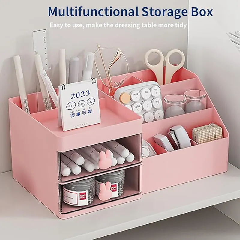 Organin Makeup Organizer - Pink media 5