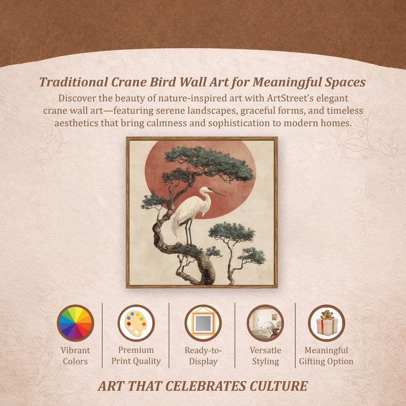 Soulful Tree Canvas Wall Art With Frame media 5