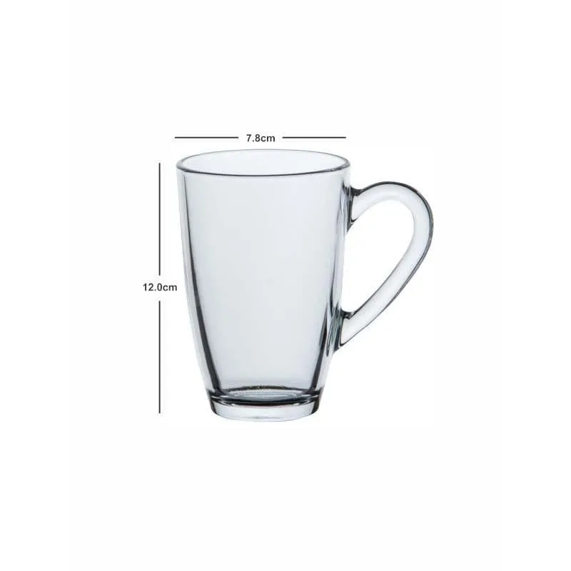 Pasabahce Glass Coffee Mug (325 mL Each) - Set of Two media 5
