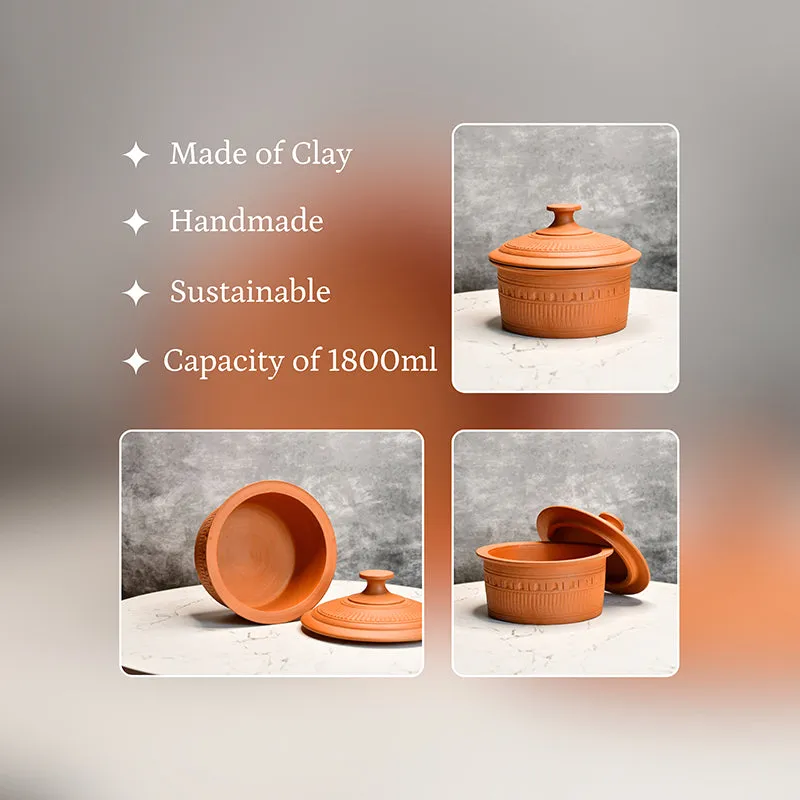 Matana Terracotta Serving Bowl - 1000 ML media 4