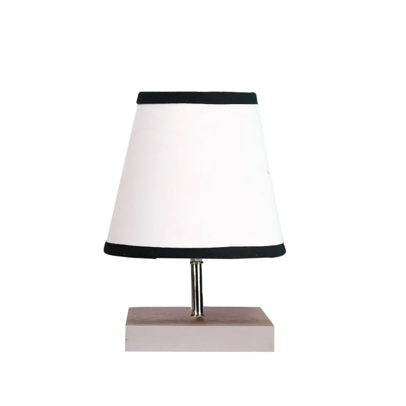 Alsa Fabric Table Lamp - White,Black media 4