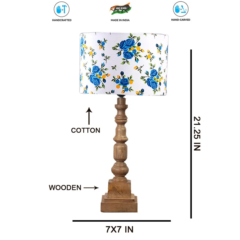Fleur Arbor Wooden Table Lamp - Multicolor media 7