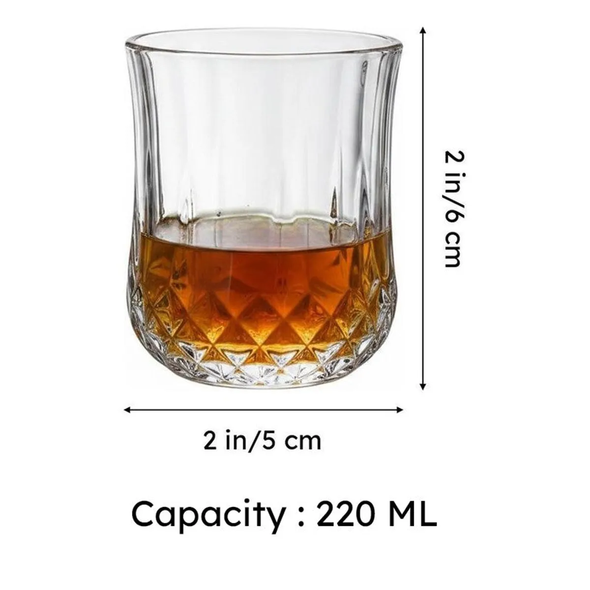 Ducarel Whisky Glass (220 mL) - Set Of Six - 9