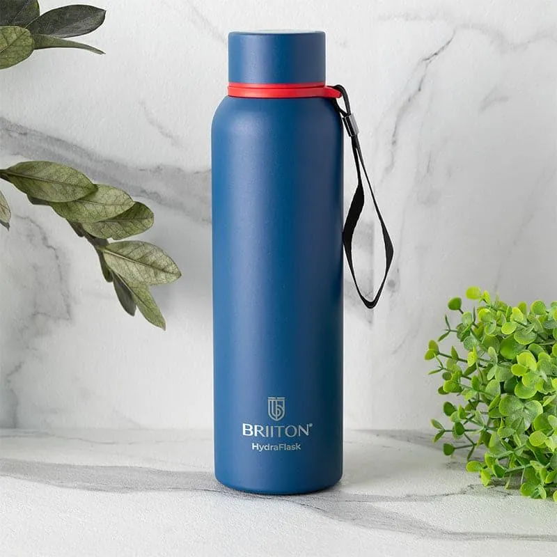 Aqueous Hot & Cold Thermos Water Bottle (Blue) - 750 mL media 1