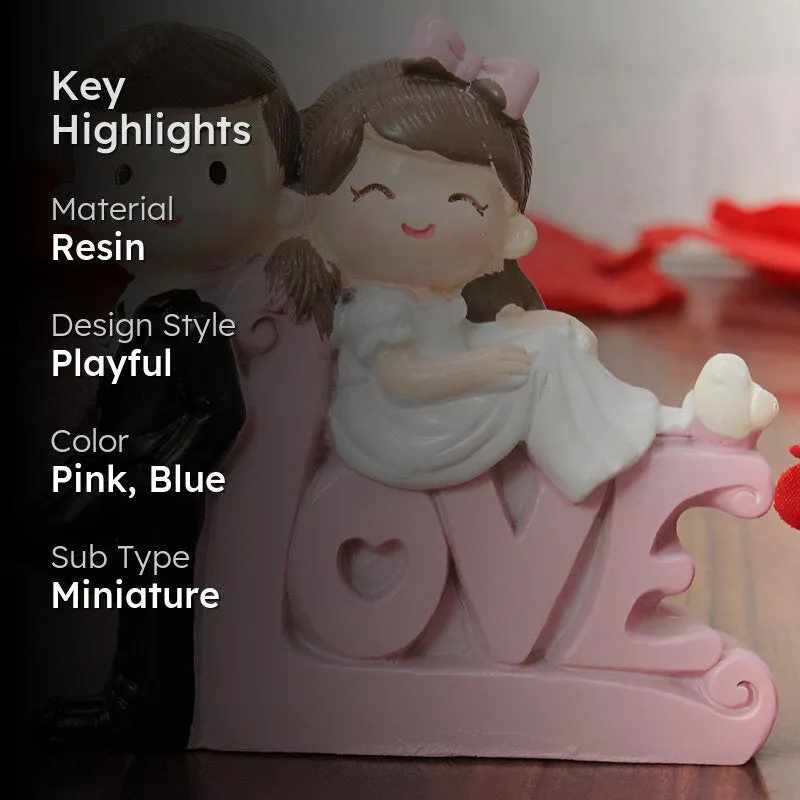 I Love You Resin Showpiece media 2