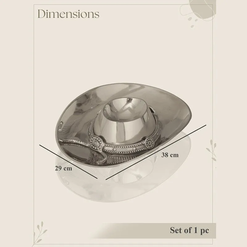 Hat Aluminum Chip & Dip Platter media 6