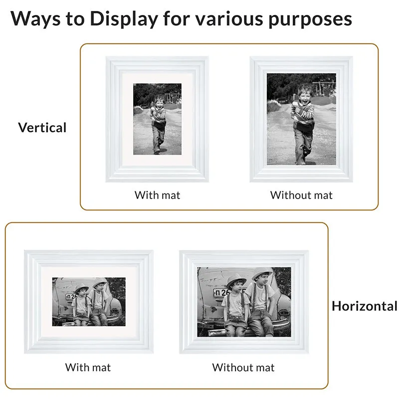 Timberline Nova Photo Frame (White) - Set Of Four media 5