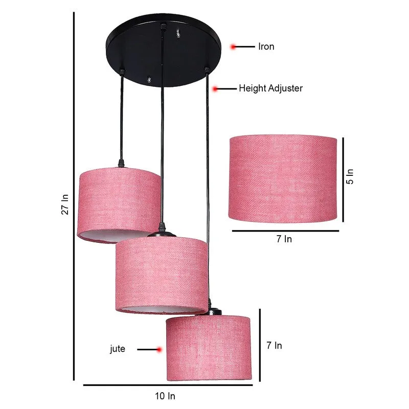 Lumera Drift Metal Ceiling Lamp - Pink media 8