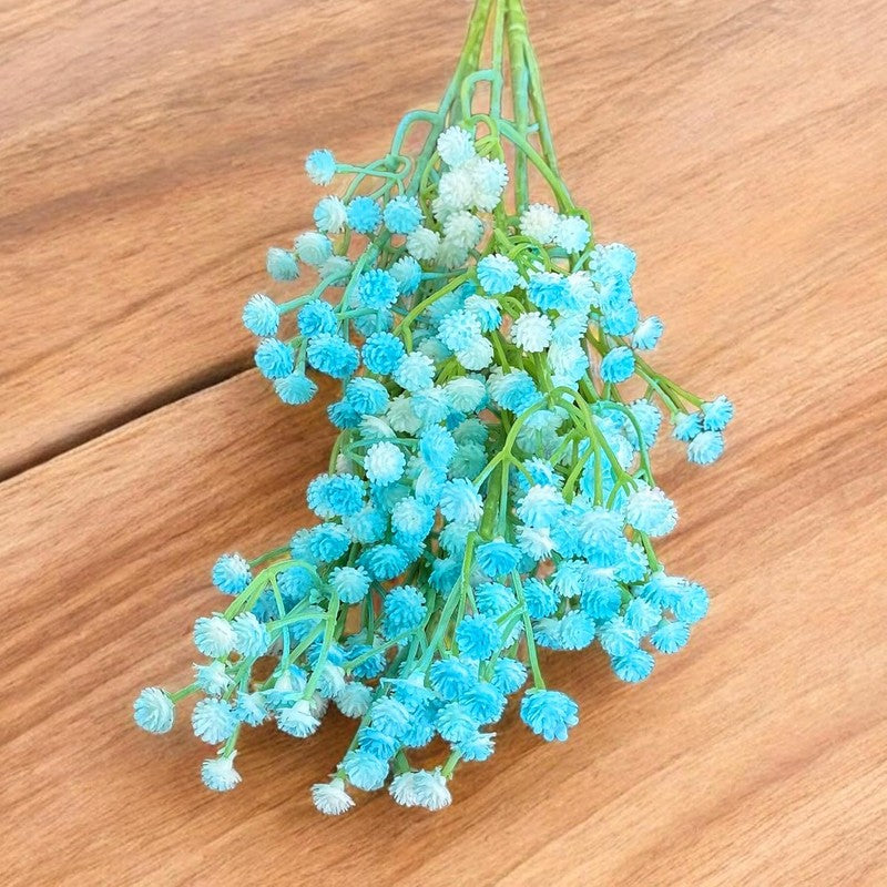 Artificial Gypsophila (Blue) - Set Of Three media 3