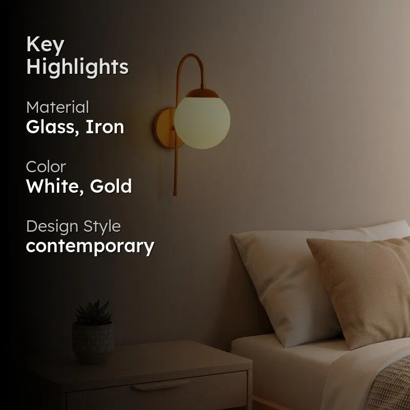 Halo Sphere Iron Wall Lamp media 2