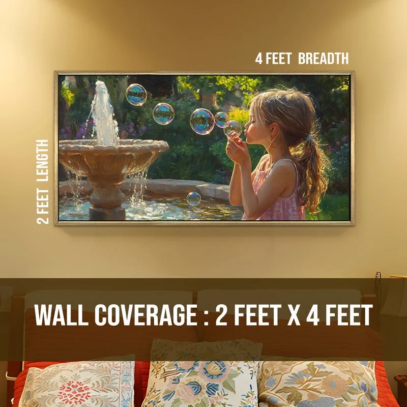 Innocence Canvas Wall Painting With Frame media 8