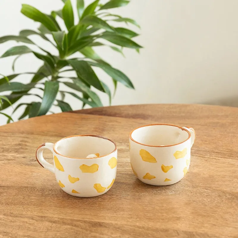 Peek (A - Boo Ceramic Tea Cup (200 Ml Each) - Set Of Two media 2