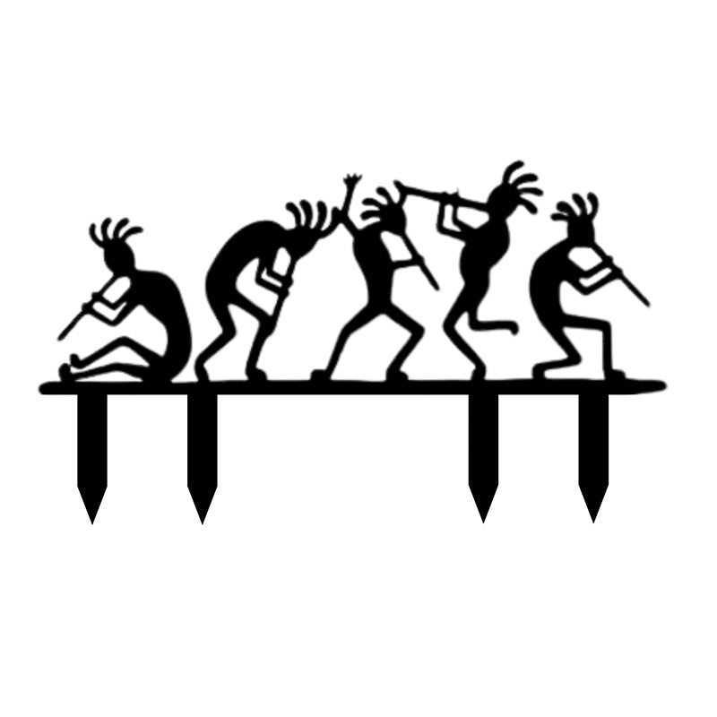 Kokopelli Garden Stake media 3