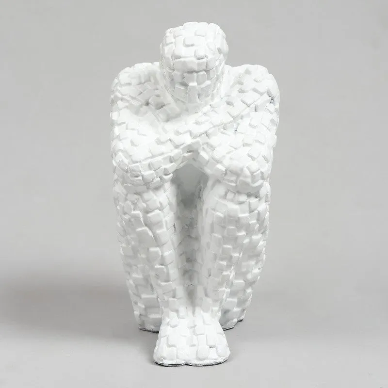 Secluded Thinker Showpiece - White media 3