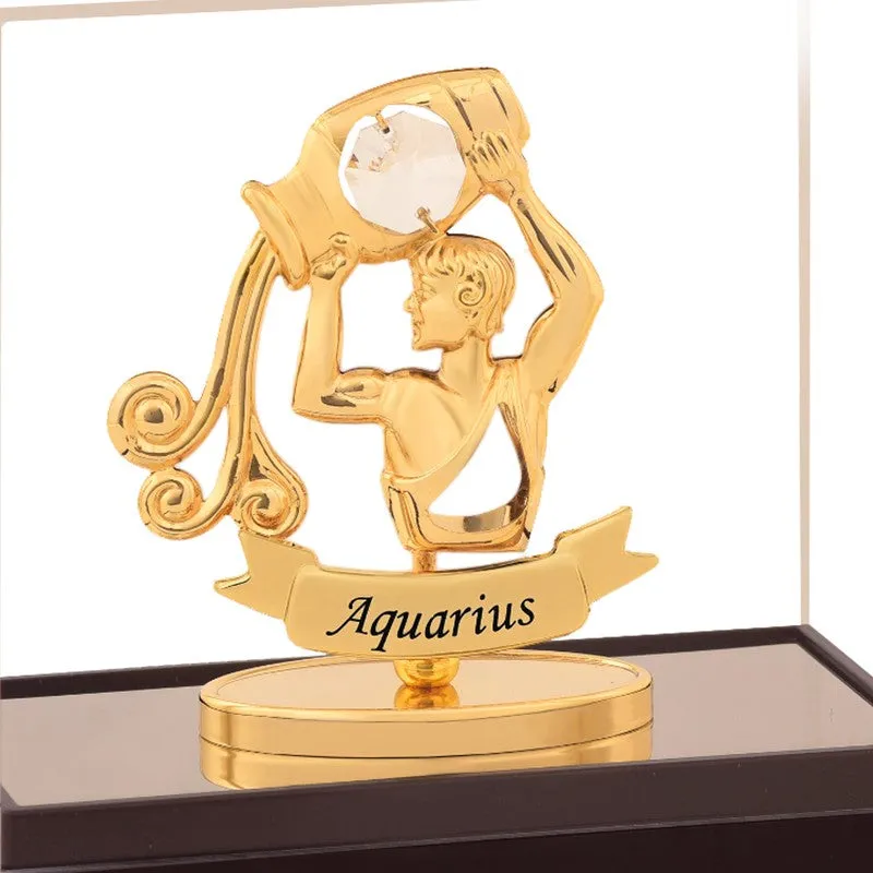 Golden Aquaries 24K Gold Plated Mild Steel Showpiece media 5