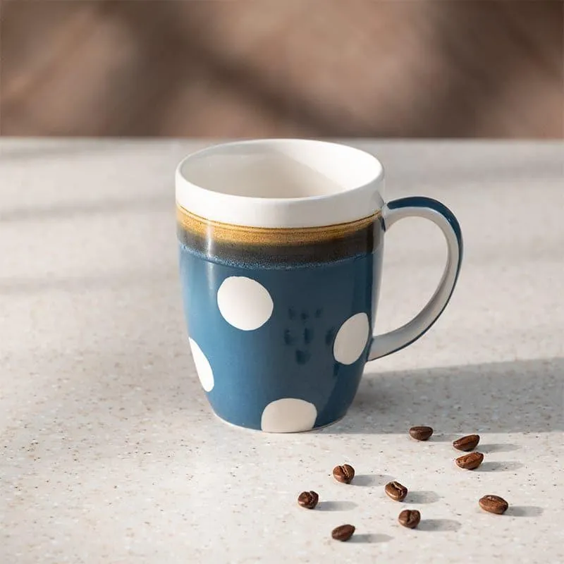 Polka Porcelain Coffee Mug (295 mL) - Azure media 1