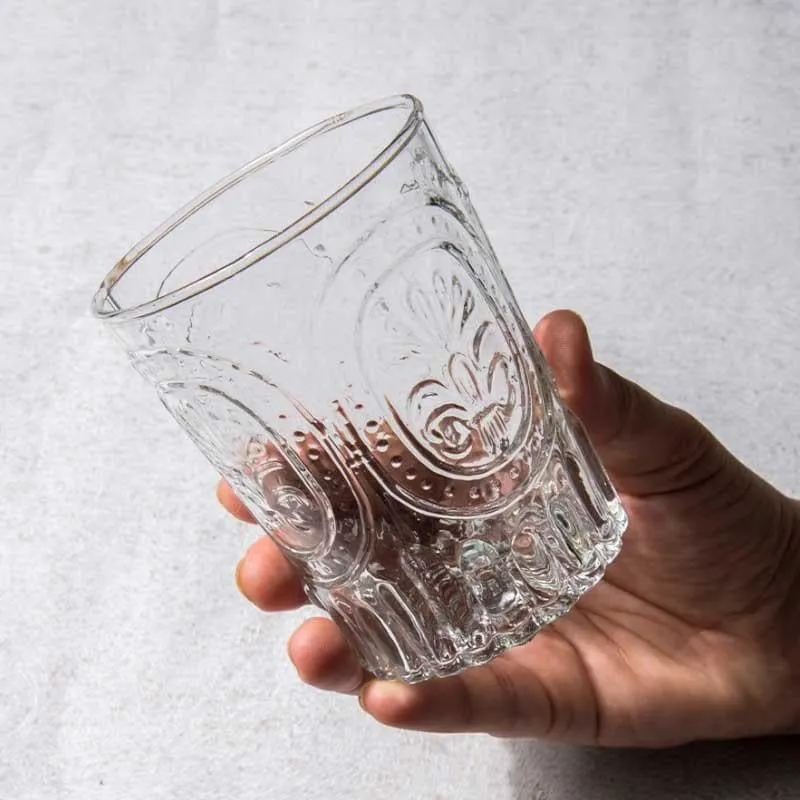 Drinking Glassy Glamour Old Fashioned Drinking Glass (400 mL) - Set Of Four media 5