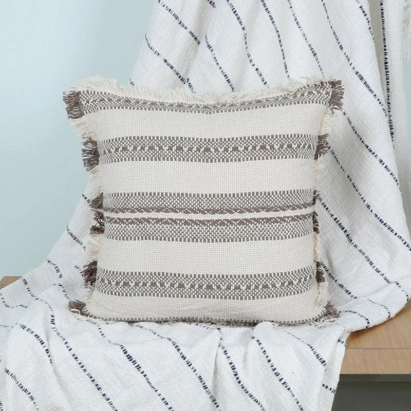 Amisa Woven Cushion & Throw media 1
