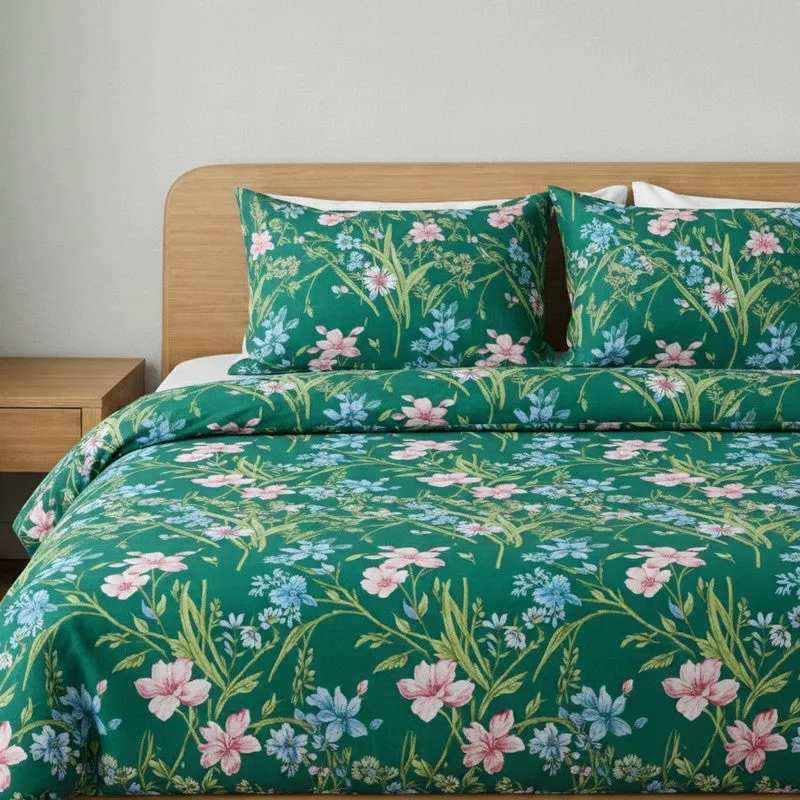 Ailana Floral Microfiber Bedsheet - 125 GSM media 4