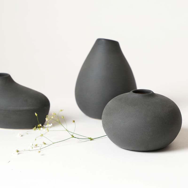 Esoteric Vases (Black) - Set of Three media 6