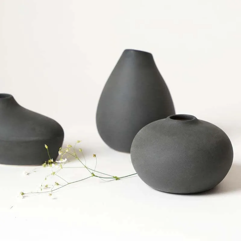 Esoteric Vases (Black) - Set of Three media 6