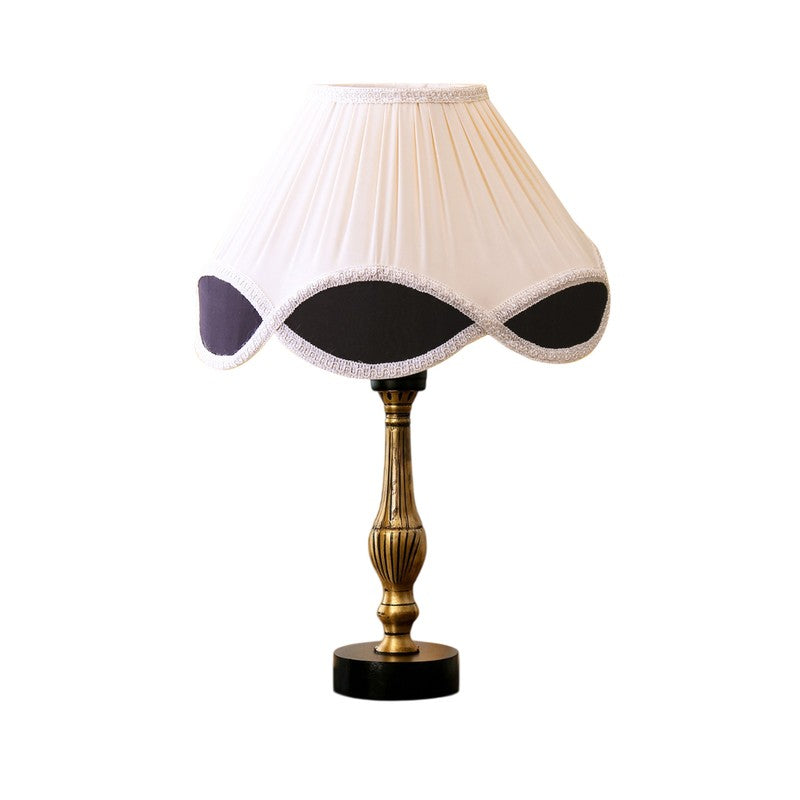 Aurelo Xiro Wooden Table Lamp - OffWhite media 5