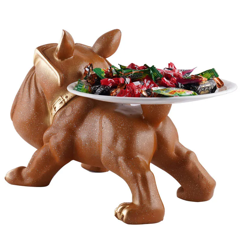 The Posh Pup Painted Polyresin Show Piece - Brown media 5