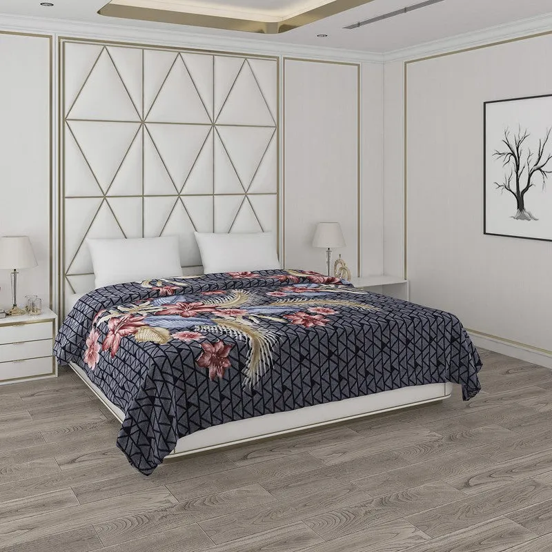 Monte Carlo Midnight Blossom Blanket - 800 GSM media 1