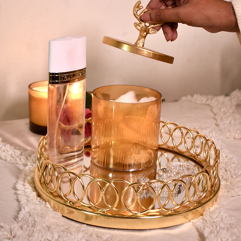 Aura Arc Iron Desk Organiser