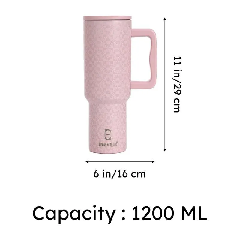 Serene Stainless Steel Tumbler - 1200 ML media 9