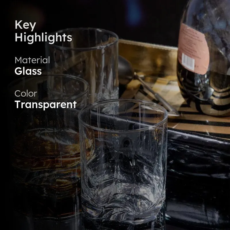 Pasabahce Karat Square Old Fashioned Glasses - 370 ML media 2